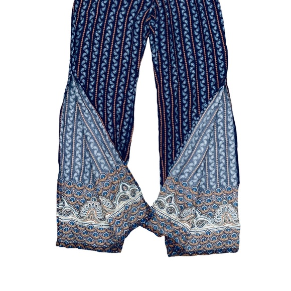 Filigree 70s wide leg flowy hippie boho festival summer free spirit lagen look - Picture 4 of 10